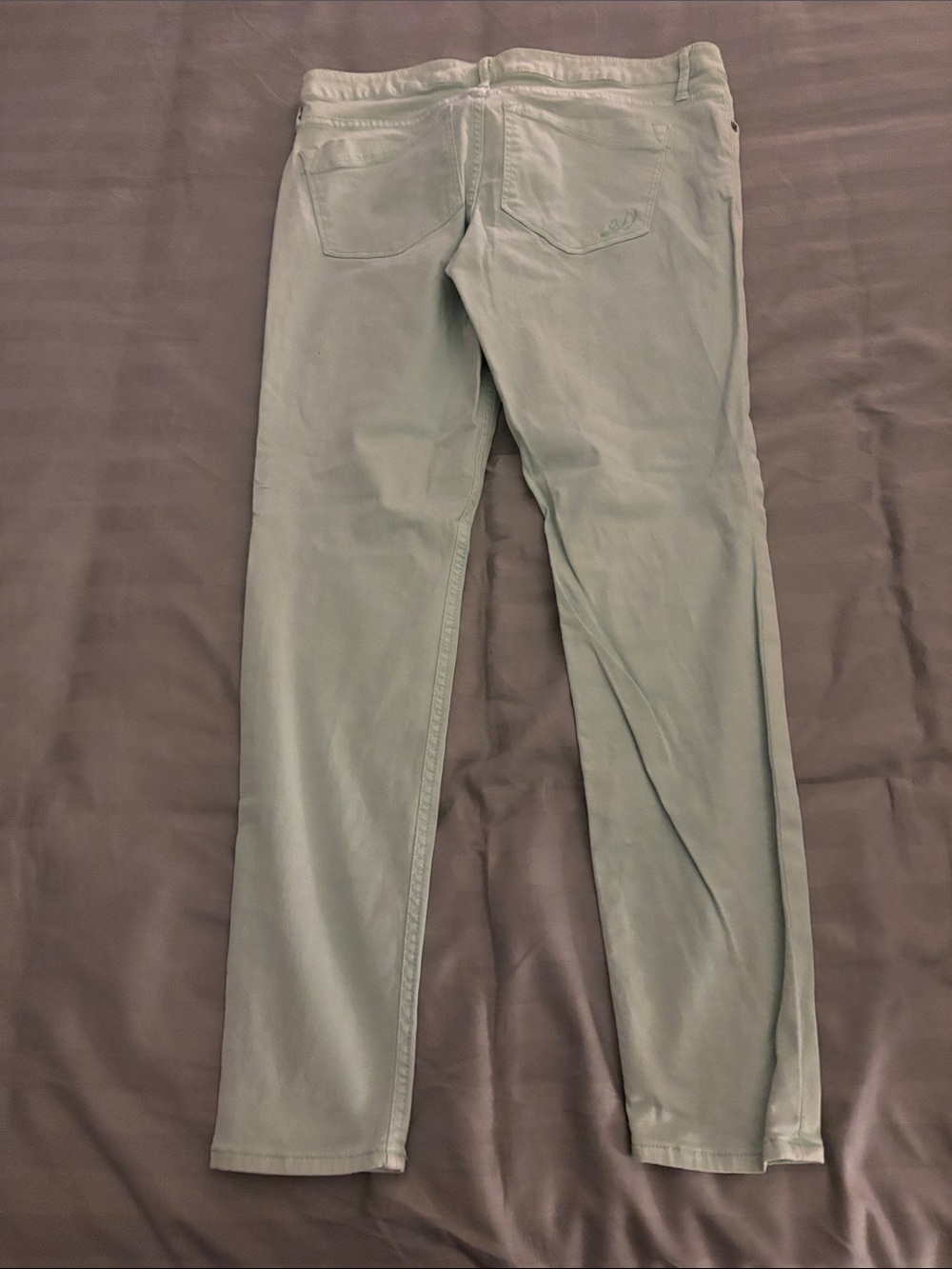 Express Women’s Skinny Jeans in Pale Mint - Picture 2 of 5